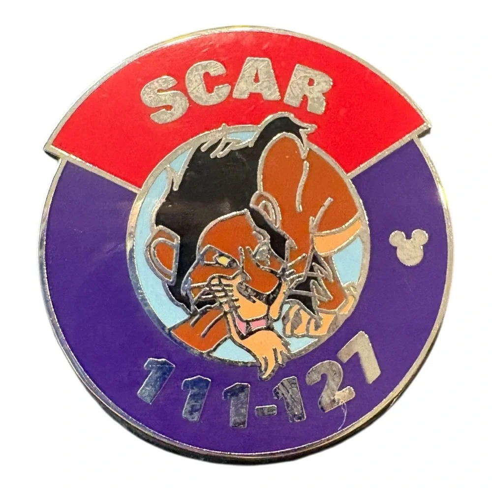 Disney Hidden Mickey Pin Lot Scar, Figment & Baseball Player Set J18